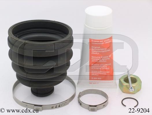 CDX 22-9204 - Пильник, приводний вал autocars.com.ua
