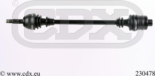 CDX 230478 - Приводний вал autocars.com.ua
