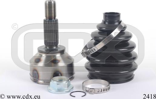 CDX 2418 - Шарнірний комплект, ШРУС, приводний вал autocars.com.ua