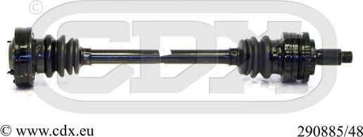 CDX 290885/48 - Приводний вал autocars.com.ua