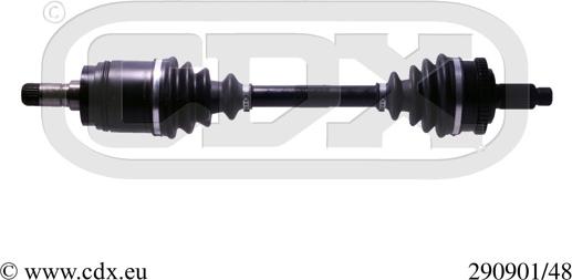 CDX 290901/48 - Приводний вал autocars.com.ua