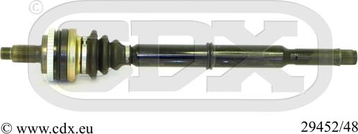 CDX 29452/48 - Шарнір, ШРУС, приводний вал autocars.com.ua