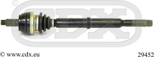 CDX 29452 - Шарнір, ШРУС, приводний вал autocars.com.ua