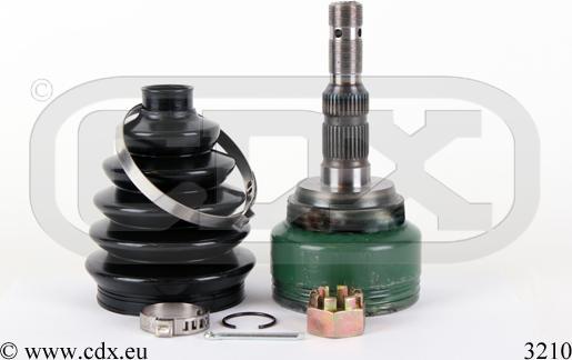 CDX 3210 - Шарнірний комплект, ШРУС, приводний вал autocars.com.ua