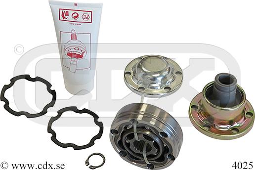 CDX 4025 - Шарнір, ШРУС, приводний вал autocars.com.ua