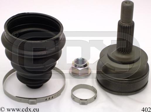 CDX 402 - Шарнірний комплект, ШРУС, приводний вал autocars.com.ua