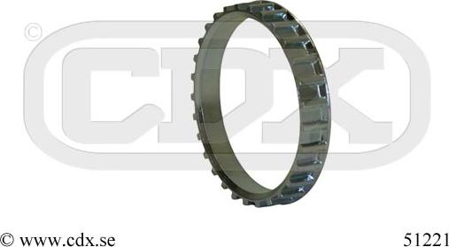 CDX 51221 - Зубчатое кольцо для датчика ABS autodnr.net