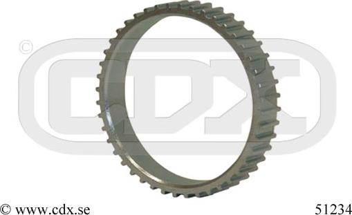 CDX 51234 - Зубчастий диск імпульсного датчика, протівобл.  устр. autocars.com.ua