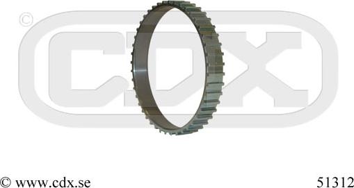 CDX 51312 - Зубчатое кольцо для датчика ABS autodnr.net