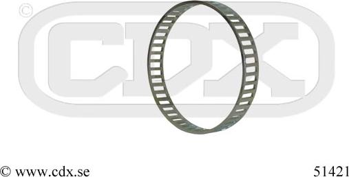 CDX 51421 - Зубчатое кольцо для датчика ABS autodnr.net