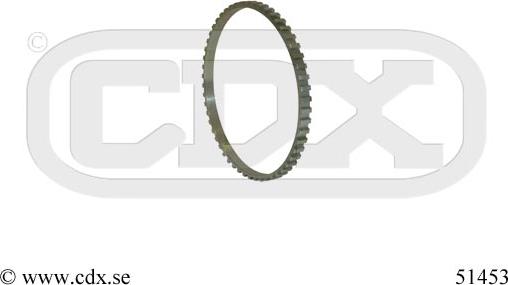 CDX 51453 - Зубчатое кольцо для датчика ABS autodnr.net
