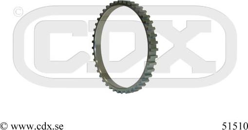 CDX 51510 - Зубчатое кольцо для датчика ABS autodnr.net