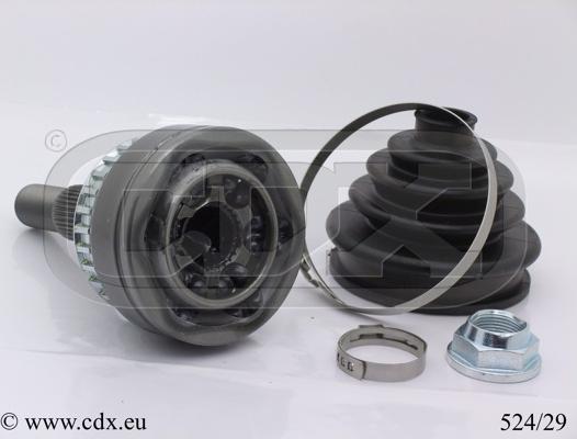 CDX 524/29 - Шарнирный комплект, ШРУС, приводной вал autodnr.net