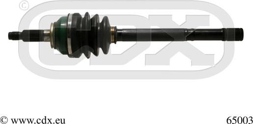 CDX 65003 - Шарнір, ШРУС, приводний вал autocars.com.ua