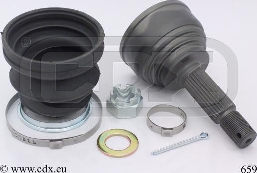 CDX 659 - Шарнірний комплект, ШРУС, приводний вал autocars.com.ua