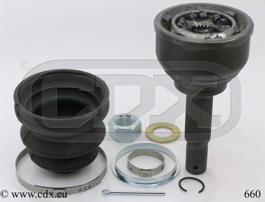 CDX 660 - Шарнірний комплект, ШРУС, приводний вал autocars.com.ua