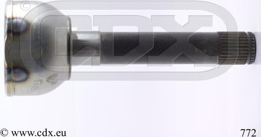 CDX 772 - Шарнірний комплект, ШРУС, приводний вал autocars.com.ua