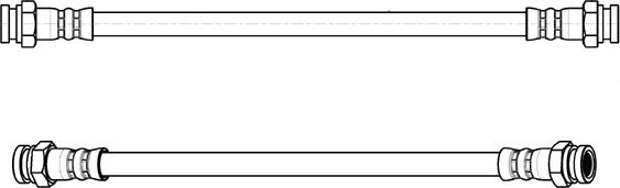 CEF 510224 - Гальмівний шланг autocars.com.ua