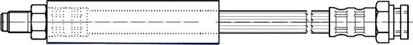 CEF 510418 - Тормозной шланг autodnr.net