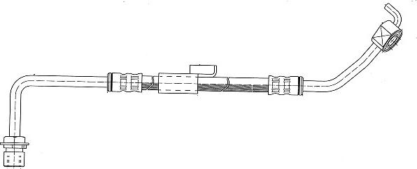 CEF 510547 - Гальмівний шланг autocars.com.ua