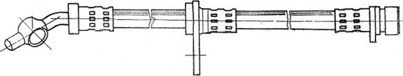 CEF 510661 - Гальмівний шланг autocars.com.ua