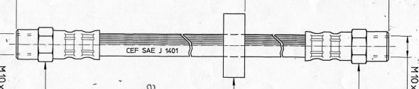 CEF 510774 - Тормозной шланг autodnr.net