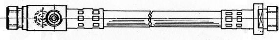 CEF 510830 - Гальмівний шланг autocars.com.ua