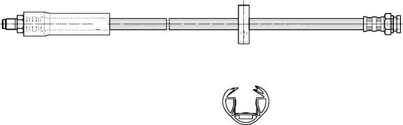 CEF 510973 - Гальмівний шланг autocars.com.ua