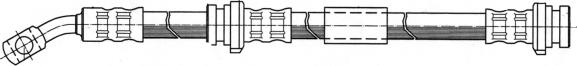 CEF 511085 - Гальмівний шланг autocars.com.ua