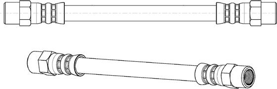 CEF 511141 - Тормозной шланг autodnr.net