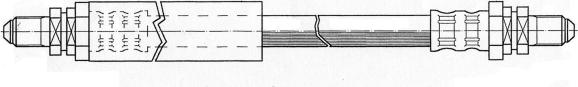CEF 511249 - Гальмівний шланг autocars.com.ua