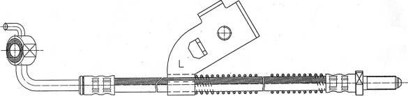 CEF 511284 - Тормозной шланг autodnr.net