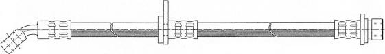 CEF 511457 - Гальмівний шланг autocars.com.ua