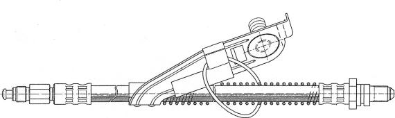 CEF 511636 - Гальмівний шланг autocars.com.ua