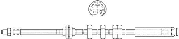 CEF 511664 - Тормозной шланг autodnr.net