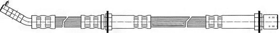 CEF 511690 - Гальмівний шланг autocars.com.ua