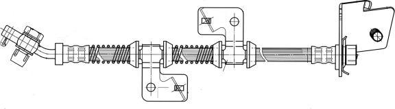 CEF 511798 - Гальмівний шланг autocars.com.ua