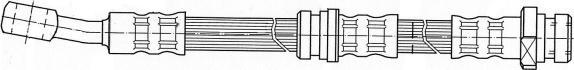 CEF 511825 - Гальмівний шланг autocars.com.ua