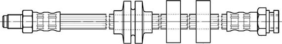 CEF 511883 - Гальмівний шланг autocars.com.ua