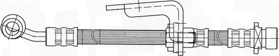 CEF 511889 - Гальмівний шланг autocars.com.ua