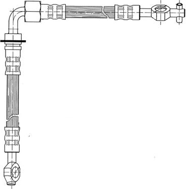 CEF 511891 - Гальмівний шланг autocars.com.ua