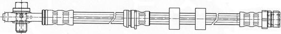 CEF 511944 - Тормозной шланг autodnr.net