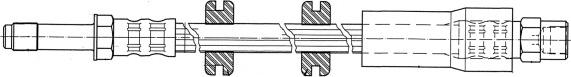 CEF 511958 - Гальмівний шланг autocars.com.ua