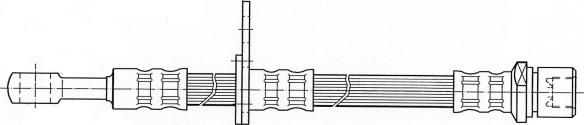 CEF 511980 - Гальмівний шланг autocars.com.ua