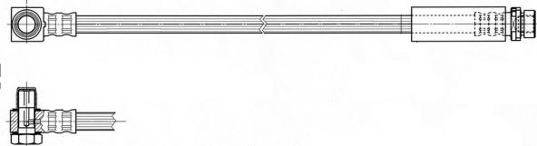 CEF 512028 - Гальмівний шланг autocars.com.ua