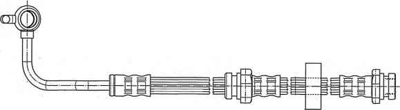 CEF 512220 - Гальмівний шланг autocars.com.ua