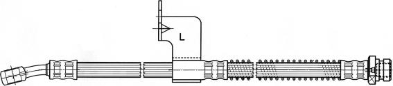 CEF 512241 - Гальмівний шланг autocars.com.ua