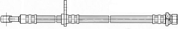 CEF 512275 - Гальмівний шланг autocars.com.ua