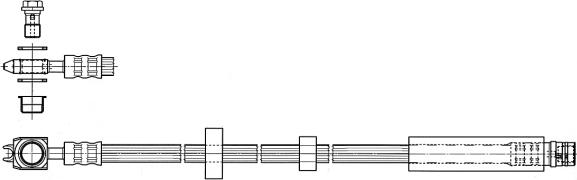 CEF 512304 - Тормозной шланг autodnr.net