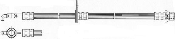 CEF 512309 - Гальмівний шланг autocars.com.ua